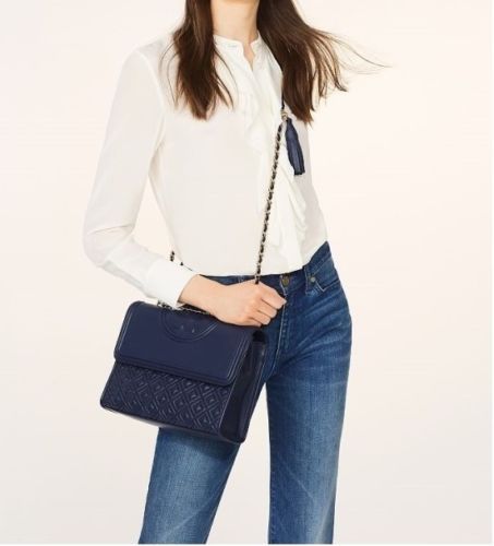 tory burch fleming navy